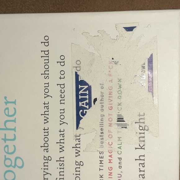 Get Your Sh*t Together by Sarah Knight (book) - Picture 6 of 6